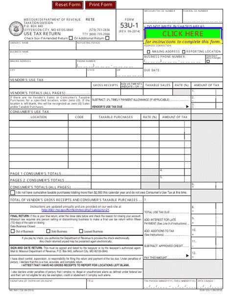 Missouri Tax Forms And Templates Pdf Download Fill And Print For Free