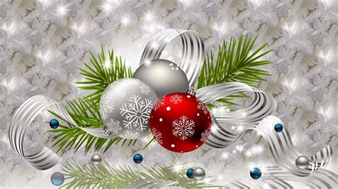White Sliver Christmas Wallpapers Wallpaper Cave