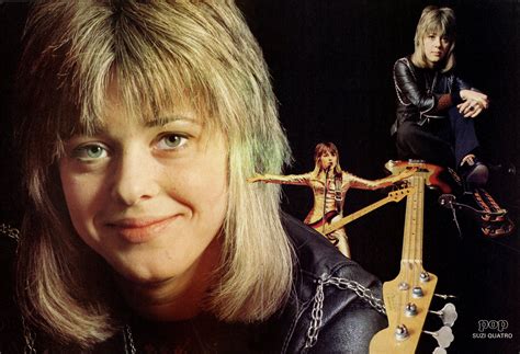 Suzie Quatro Pop Postergermany 1975 Female Guitarist Female Singers Female Rock Stars