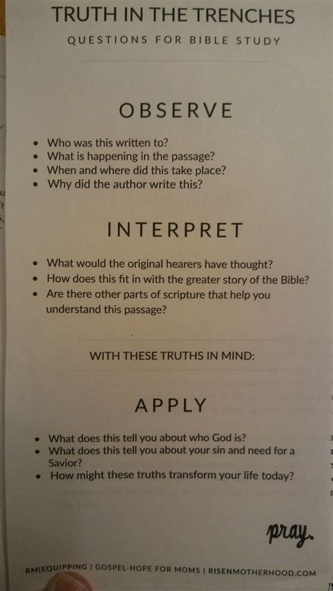 How To Use The Inductive Bible Study Method Artofit