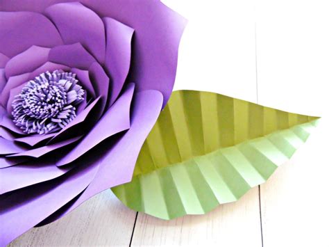 How To Make Giant Paper Flowers Step By Step Tutorial Easy Paper