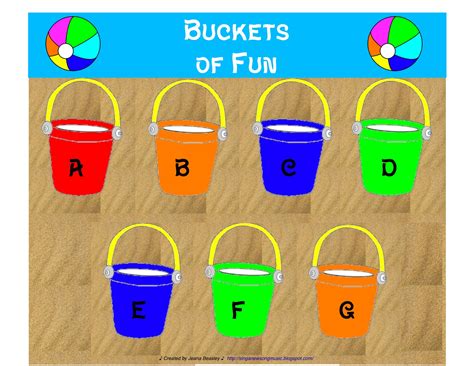 Sing A New Song Buckets Of Fun