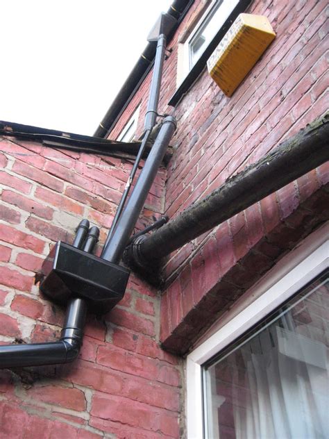 Cast iron what type of metal is this toilet drainpipe connecting to. Replace cast iron soil stack - Plumbing job in Stockport ...