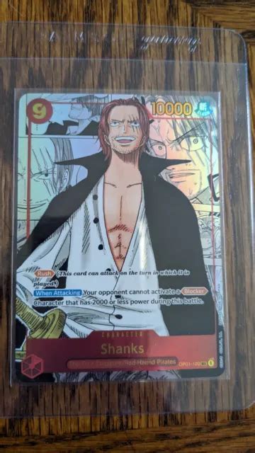 One Piece English Shanks Op Parallel Rare Manga Art Romance Dawn Picclick