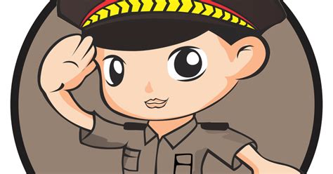 Vector Kartun Polisi Format Cdr Ai Eps Gudang Logo