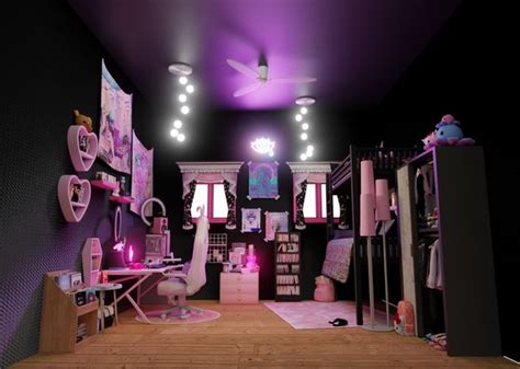 Download Blender Scene E Girl Room Simsonico E Girl Room Sims 4