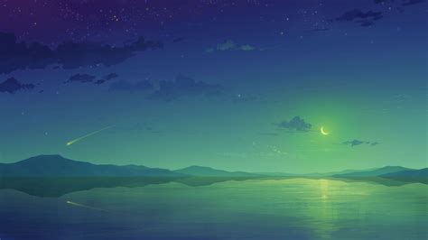 Anime Night Scenery Wallpapers Top Free Anime Night Scenery