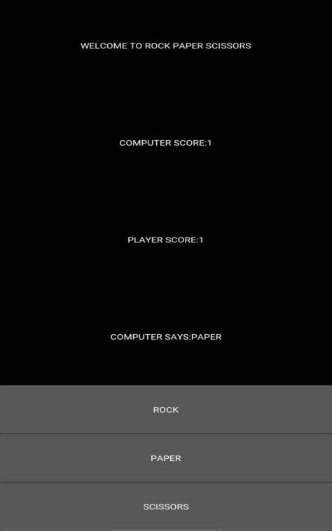 rps rock paper scissors appstore for android