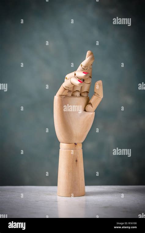 Mannequin Hands Made Of Wood Stock Photo Alamy