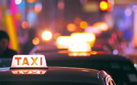 Free Download Blurred Background Of Passenger Entering Inside Taxi Cab