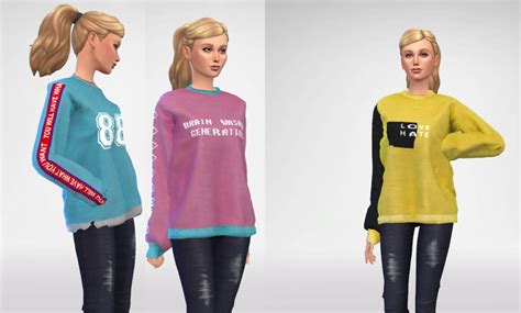 Sims 4 Oversized Style Shirts Must Have List — Snootysims