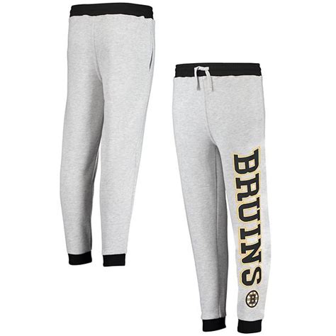 Youth Heathered Gray Boston Bruins Skilled Enforcer Sweatpants