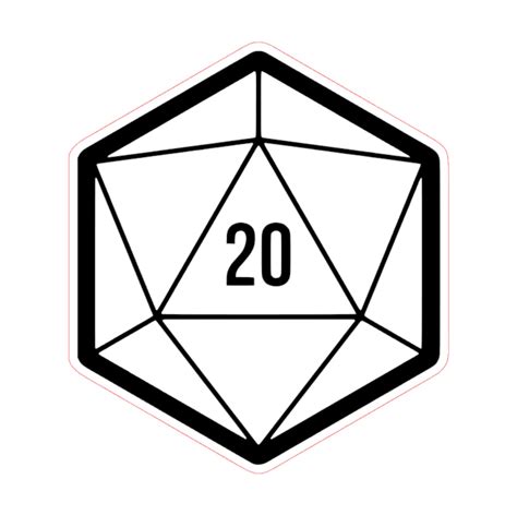 D20 SVG File Dungeons and Dragons Lasercutting Cricut | Etsy
