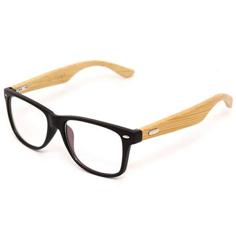 bamboo glasses frame wooden eyewear frames clear lens spectacle frame womens and mens