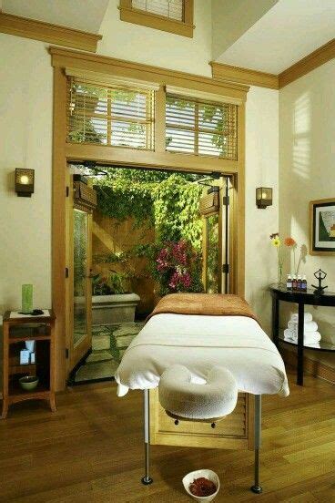 Beautiful With Open Door Fresh Air Massage Room Decor Massage Therapy Rooms Spa Room Decor