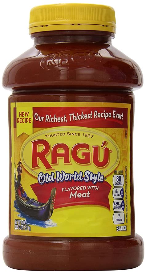Ragu Pasta Sauce Old World Style Meat 45 Ounce 45 Ounce
