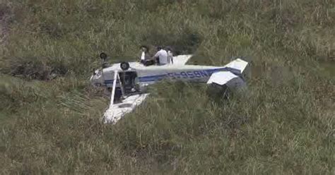 Pilot Student Suffer Minor Injuries As Single Engine Plane Crash Lands