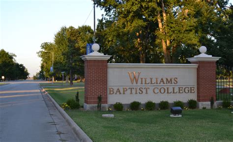 Williams Baptist College Fervr Christian College Guide