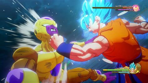 Dragon Ball Z Kakarot Goku Ssb Vs Golden Frieza Boss Fight Ending
