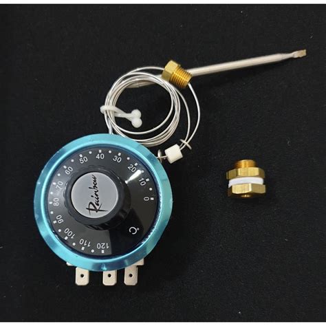 Rainbow Ts 120 Sb C Adjustable Thermostats 16a 250v 0°c 120°c Shopee