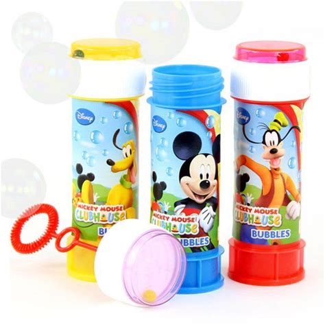 Mickey Mouse Party Bubbles 60ml Toys And Party Bag Fillers Each