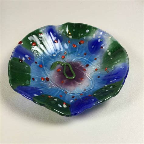 Fused Glass Slurry Bowls Elegant Fused Glass By Karen