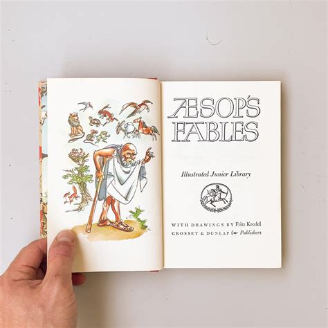 Aesops Fables Rare 1947 Edition Etsy