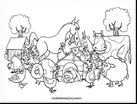 Baby Farm Animal Coloring Pages At Free Printable Colorings Pages To Print