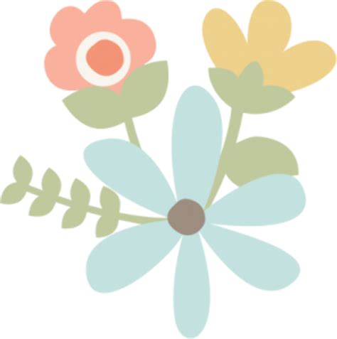Pastel Flowers Png Free Logo Image