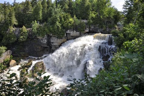 Inglis Falls Near Owen Sound In Ontario Canada Stock Photo Image Of
