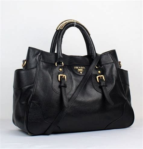 Cheap Prada Tote Bags On Sale With Free Shipping Prada Black Leather