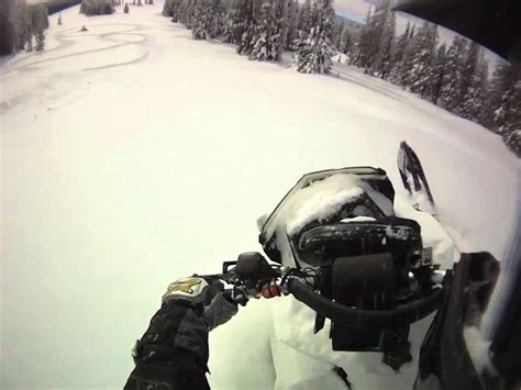 Snowmobiling Early Season Deep Powder In Snowy Range Wyoming Youtube