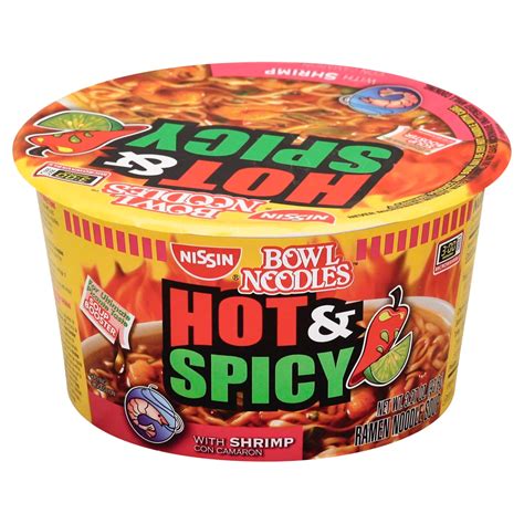 Nissin Hot And Spicy With Shrimp Ramen Noodle Soup Shop Soups And Chili At H E B