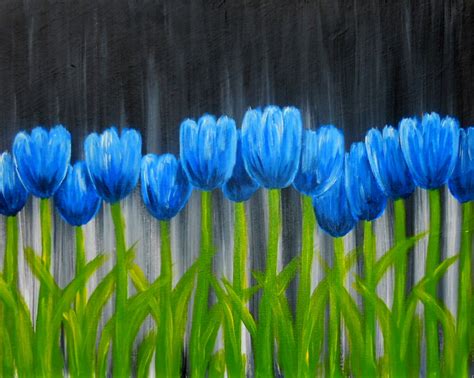 How to paint flowers on canvas. Pinot's Palette - Ridgewood in 2020 | Tulip painting ...