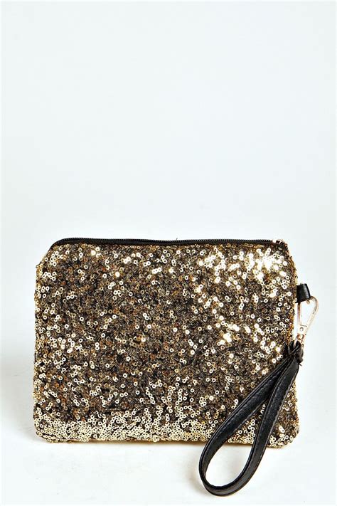 Sparkle With The Libby Sequin Clutch Bag