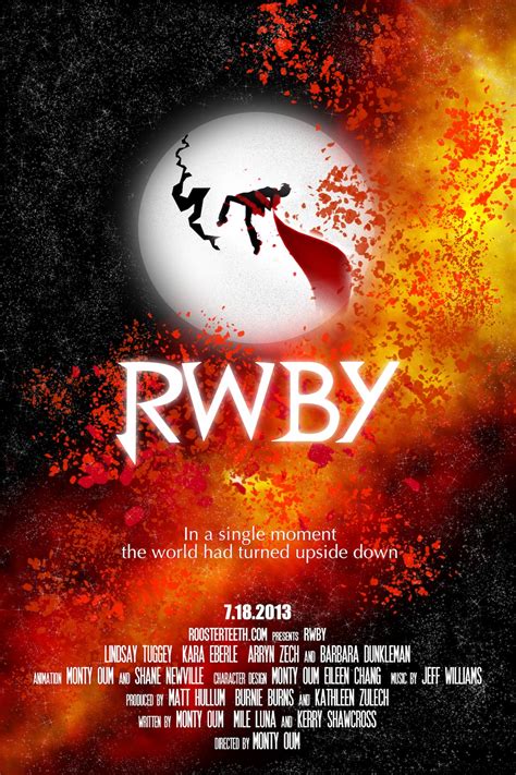 Rwby Red Movie Poster By Kahiyao On Deviantart