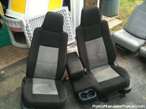 I know they have the metal replacement seats. Ford ranger replacement front seats