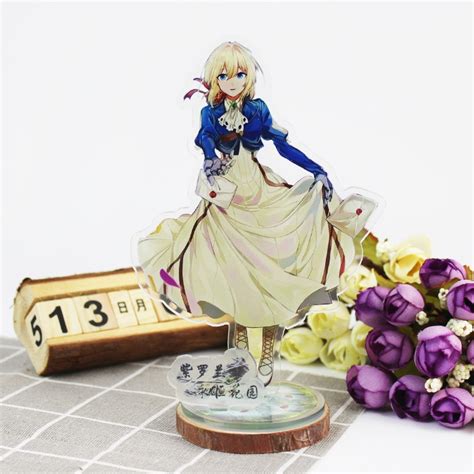 Decoration Action Figures Acrylic Place Cosplay Anime Girls Violet