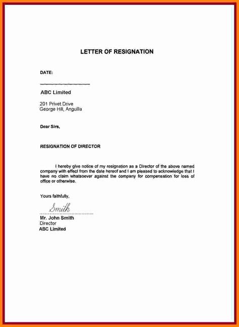 Resignation Letter Effective Immediately Unique 6 Sample Resignation