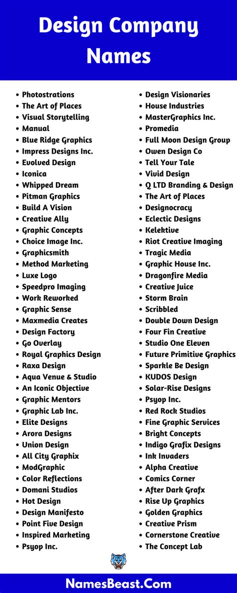 Design Company Name Ideas Best Design Tatoos