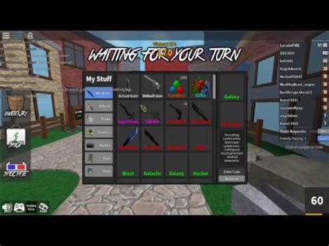 · a screen will be opened. Redeem Codes For Roblox Murder Mystery 2 | Free Roblox ...