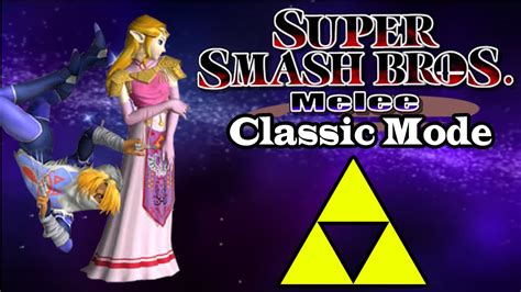 Super Smash Bros Melee Zelda And Sheik Classic Mode Youtube