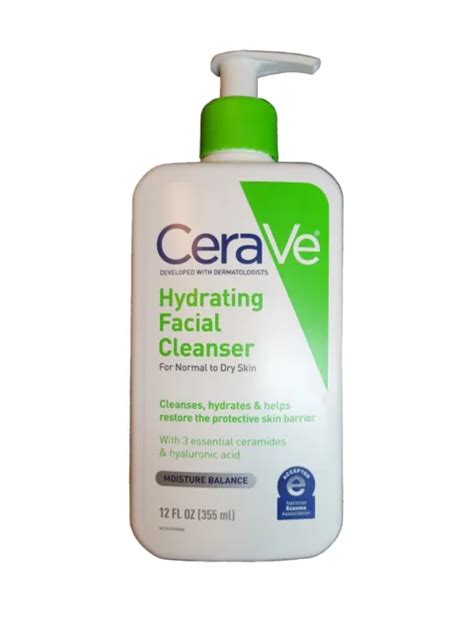 Cerave Hydrating Facial Cleanser 12 Oz 355ml 1499 Picclick