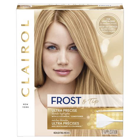 Clairol Frost And Tip Highlighting Kit Ultra Precise Blonde Highlights Hair Color 1 Application
