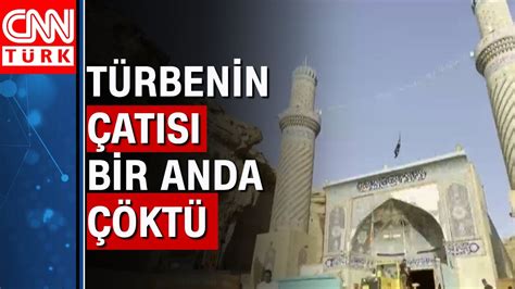 İmam Ali Türbesinin çatısı çöktü 7 kişi öldü YouTube