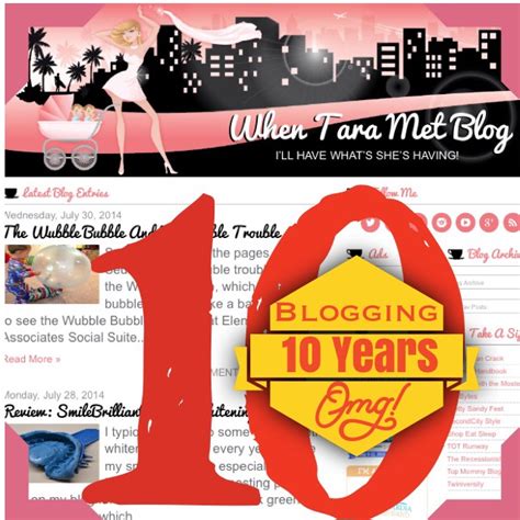 When Tara Met Blog 10 Year Blogaversary