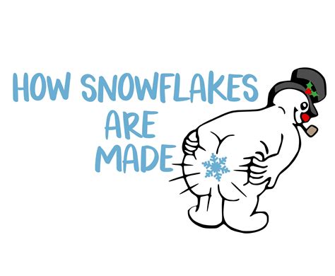 How Snowflakes Are Made Svg Farting Snowflake Svg Frosty The Etsy
