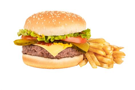 Burger And French Fries Stock Photo Download Image Now Istock