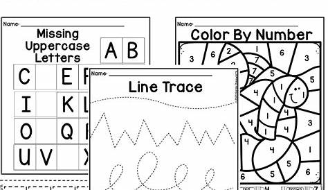 printable worksheets for pre kindergarten