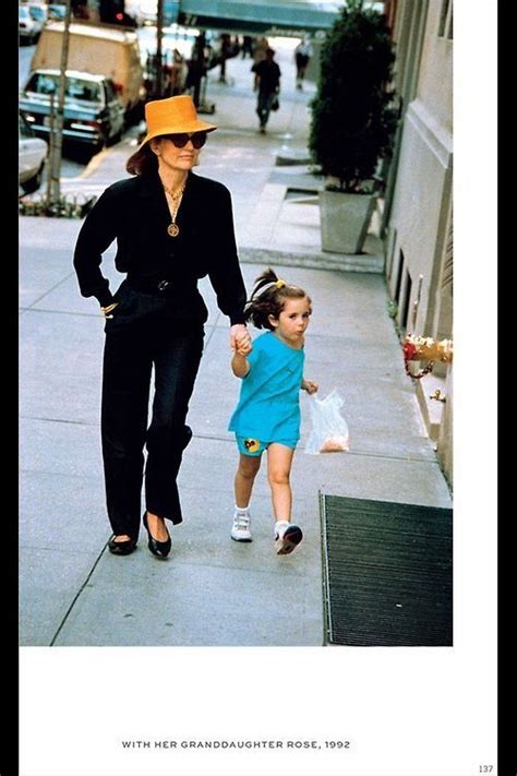 Jackie Kennedy Onassis With Her Granddaughter Rose Schlossberg Jackie